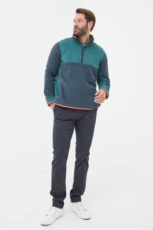 Fat Face Mens FatFace Heyshott Navy Slim Chinos