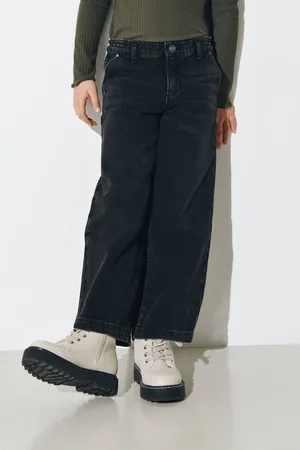 ONLY Girls Wide Leg Cropped Jeans