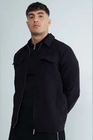 River Island Mens Ponti 100% Cotton Shacket