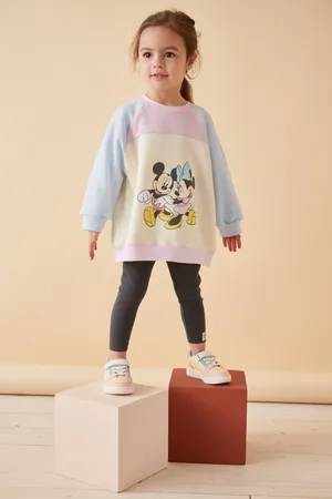 Disney Girls Mickey & Minnie Mouse Sweatshirt & Leggings Set (3mths-7yrs)