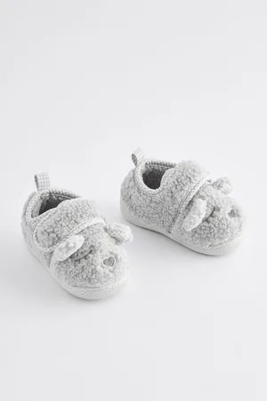 Next Girls Bear Cupsole Slippers