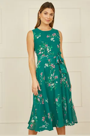 Yumi Daisy Print Skater Dress AU 12
