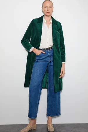 Monsoon Womens Amalia Velvet Coat