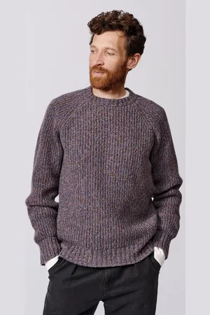 Aubin Markby Twist Purple Crew Jumper L