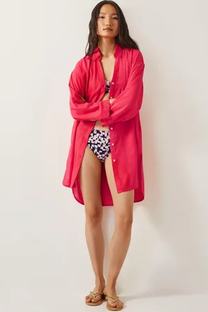 Monsoon Esme Beach Shirt Dress L