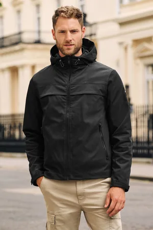 Next Mens Hooded Shower Resistant Jacket