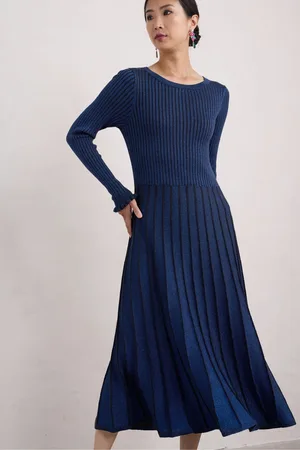 Seasalt Cornwall Womens Glass Stem Sparkly Knitted Dress