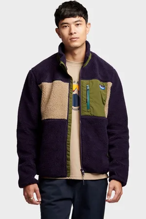 Penfield Purple Mens Mattawa Fleece Jacket XL