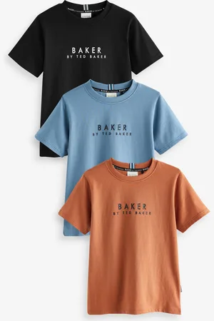 Ted Baker Boys 100% Cotton T-Shirts 3 Pack