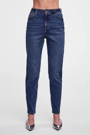 Pieces® Womens Mom Fit Jeans
