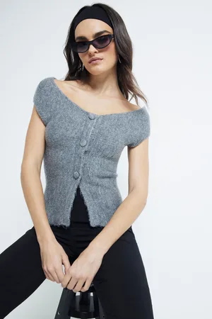 River Island Womens Off Shoulder Bandeau Top
