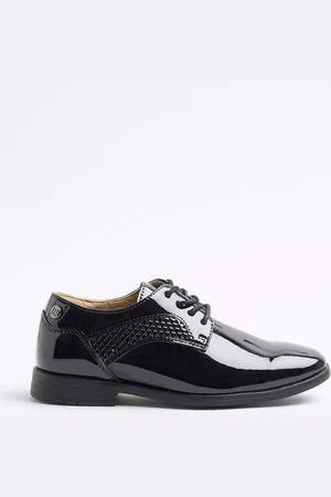 River Island Boys Boys Patent Point Formal Shoes