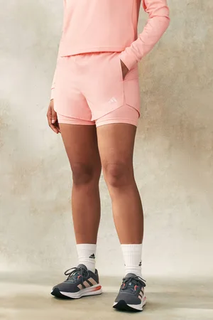 adidas Womens Aeroready Minimal 2-in-1 Shorts