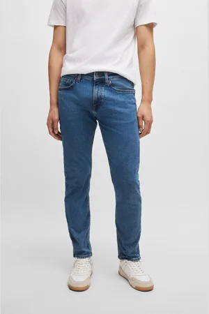 HUGO BOSS Mens Slim Fit Comfort Stretch Denim Jeans