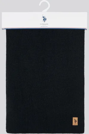 U.S. Polo Assn. Mens U. S. Polo Assn. U. S. Polo Assn. Mens Rib Knit Scarf