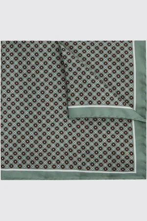 Reiss Mens Light Bampton Silk Pocket Square