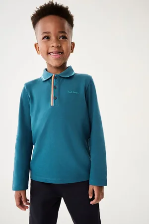 Paul Smith Boys Long Sleeve Signature Polo Shirt 8
