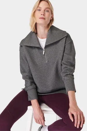 Sweaty Betty Womens Dark Radiant Half Zip Sweatshirt