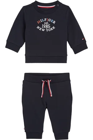 Tommy Hilfiger Girls Monotype Oval Sweat Top & Joggers Set 2 Piece