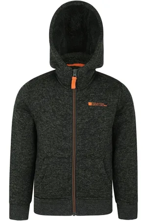 Mountain Warehouse Girls Nevis Sherpa Lined Kids Hoodie