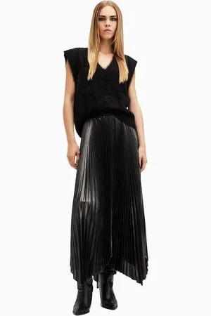 AllSaints AllSaints Phia Metallic Skirt AU 10