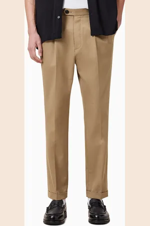 AllSaints AllSaints Tan Brown Tallis Trousers 28
