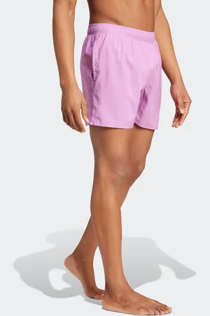 adidas Mens Solid CLX Short-Length Swim Shorts