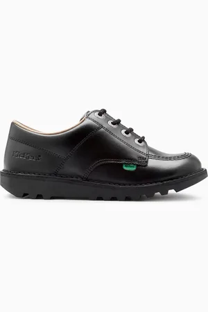 Kickers Boys Youth Lo Leather Shoes