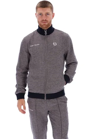 Sergio Tacchini Mens Blanchy Track 100% Cotton Top