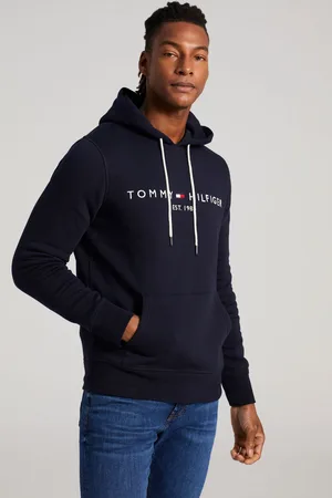 Tommy Hilfiger Mens Core Logo Hoodie