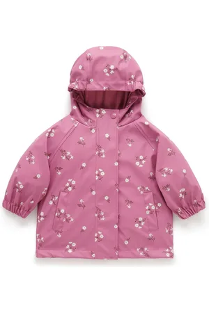 Purebaby Girls Waterproof Zip Up Jacket