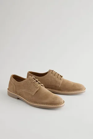 Next Mens Stone Suede Desert Shoes