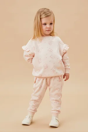Mori Girls Peppa Pig Organic Cotton and Bamboo Super Soft Joggers