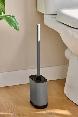 Next Grey Slimline Silicone Toilet Brush One