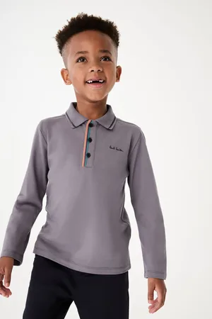 Paul Smith Boys Long Sleeve Signature Polo Shirt 8