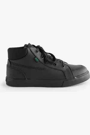 Kickers Boys Youth Tovni Hi Double Tongue Leather Trainers