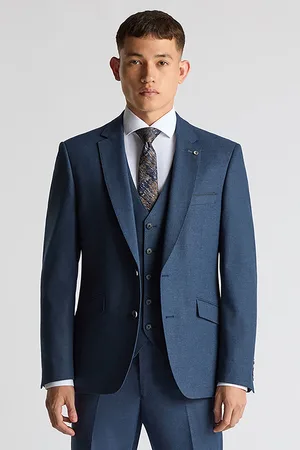 Remus Mens Tapered Fit Stretch Suit Jacket