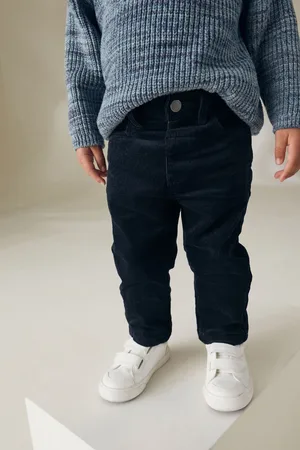 Next Boys Navy Corduroy Trousers (3mths-7yrs)