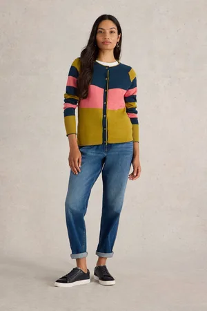 White Stuff Womens Lulu Stripe Cardigan