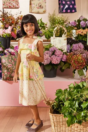 Cath Kidston Girls Frilly Tiered Dress