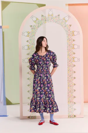 Cath Kidston Poplin 100% Cotton Dress AU 14