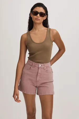 Paige Womens High Rise Denim Shorts