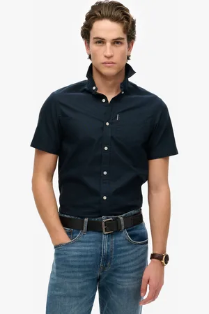 Superdry Oxford Short Sleeve 100% Cotton Shirt XXL