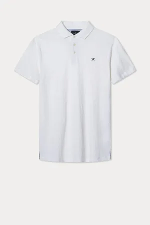 Hackett Linen Seersucker Polo XXL
