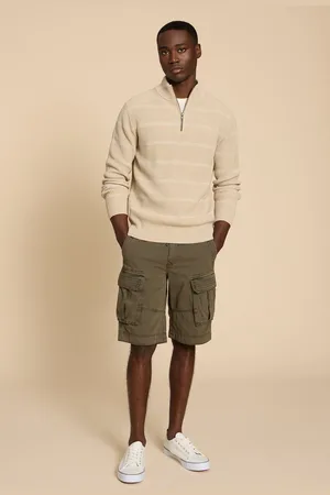 White Stuff 100% Cotton Halsall Cargo Shorts 34W x 31L (UK 34 R)