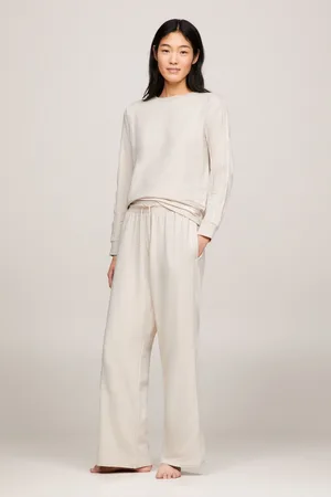 Tommy Hilfiger Cream Modal Joggers L