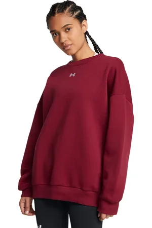 Under Armour Womens Oversized Rival Fleece Crew Sweatshirt