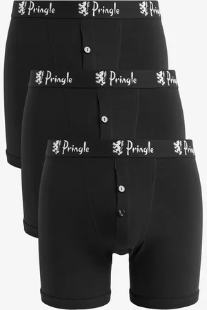 Pringle Mens Button Fly 3 Pack Boxers