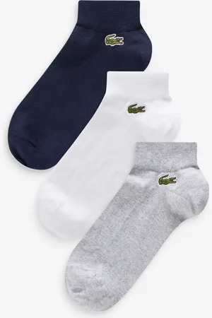 Lacoste Mens Navy 100% Cotton Socks 3Pack
