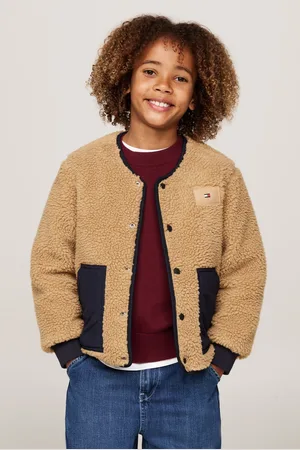 Tommy Hilfiger Boys Reversible Quilted Teddy Jacket